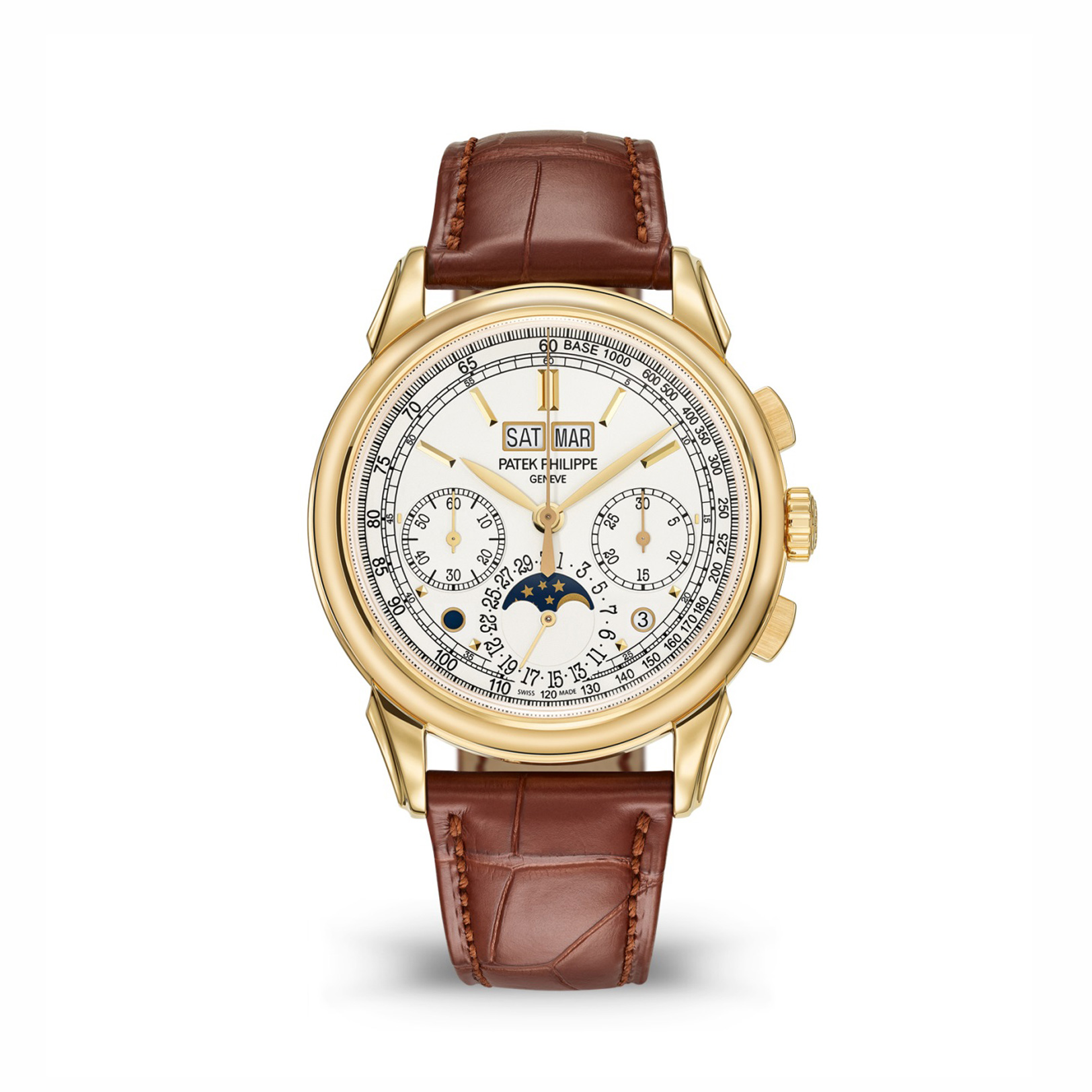Patek Philippe Grand Complications Perpetual Calendar Chronograph Yellow Gold 5270J-001 - DiscoversMarket