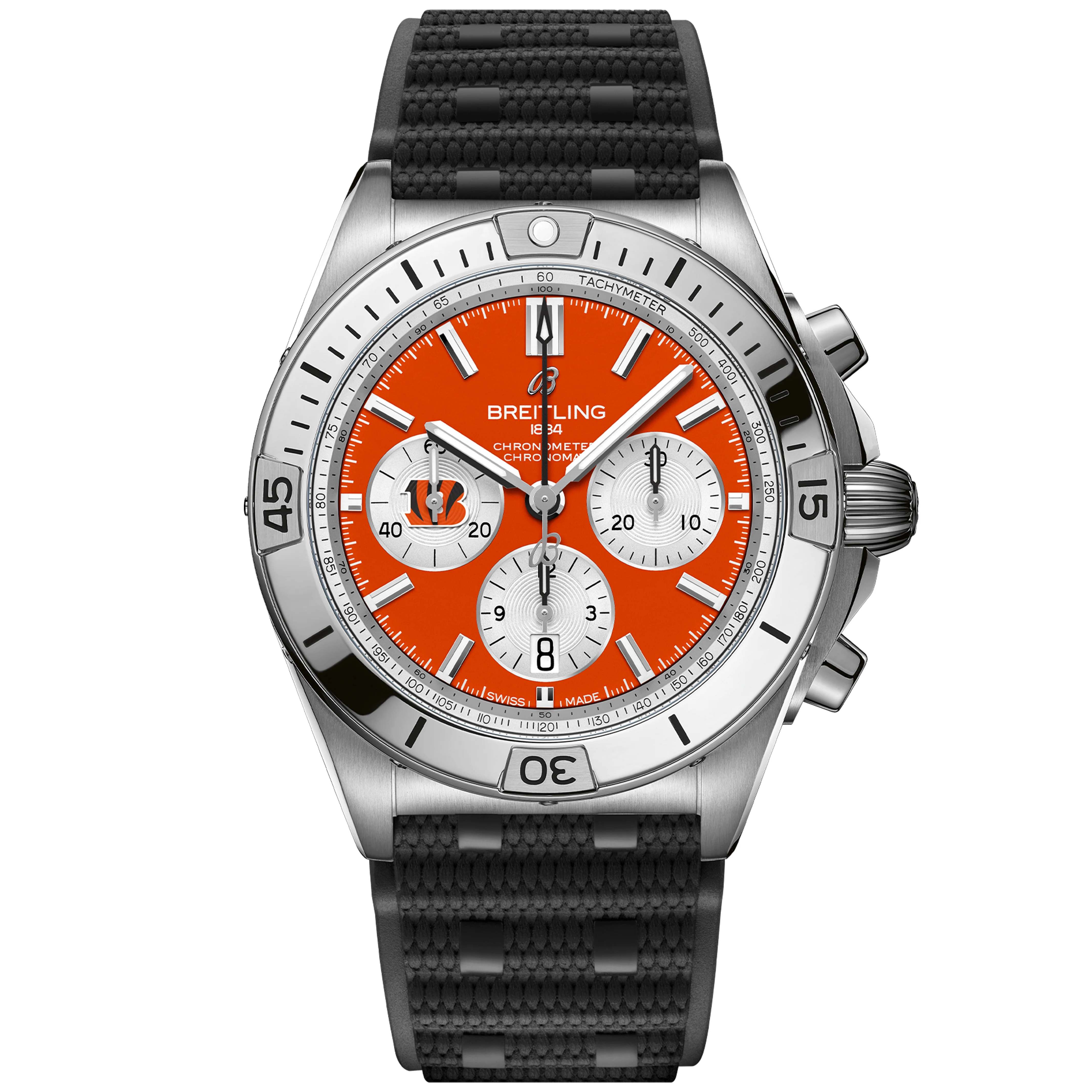 Chronomat B01 42 NFL Cincinnati Bengals Edition AB01342B1O1S1 - DiscoversMarket