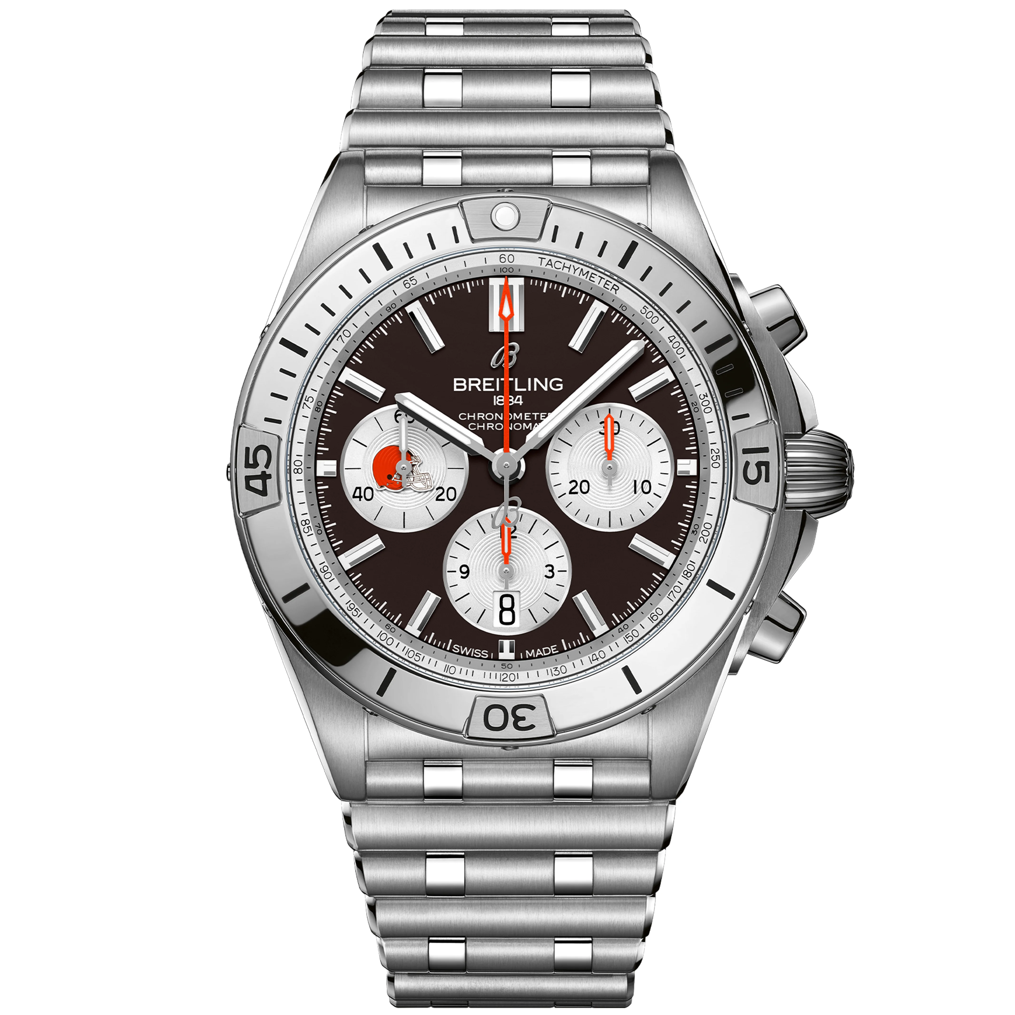 Chronomat B01 42 NFL Cleveland Browns Edition AB01342B1B6A1 - DiscoversMarket