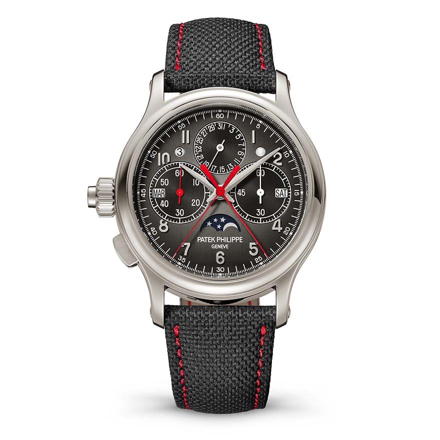 Patek Philippe Split-Seconds Monopusher Chronograph for Left-handers | Perpetual Calendar 5373P-001 - DiscoversMarket