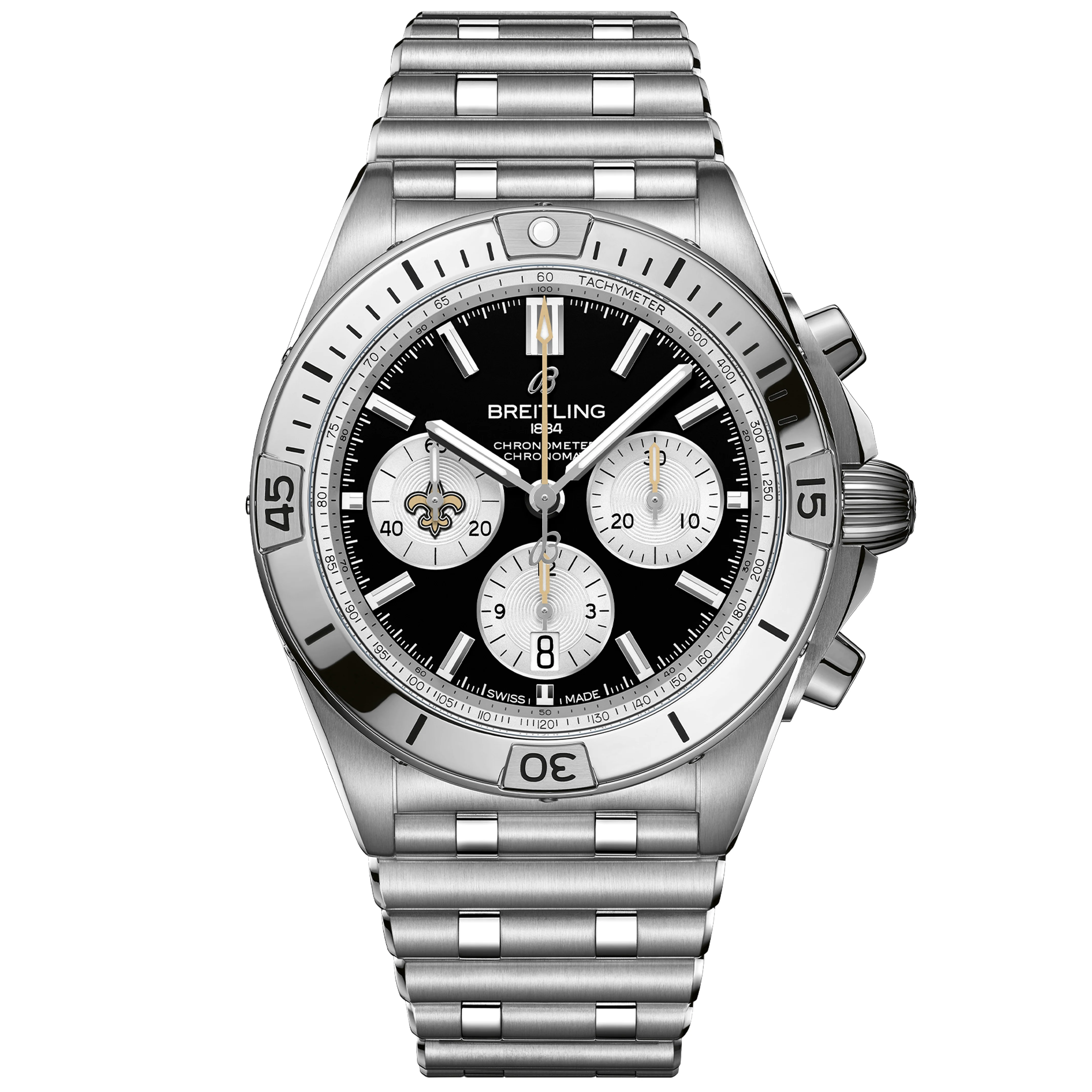 Chronomat B01 42 NFL New Orleans Saints Edition AB01342B1B4A1 - DiscoversMarket