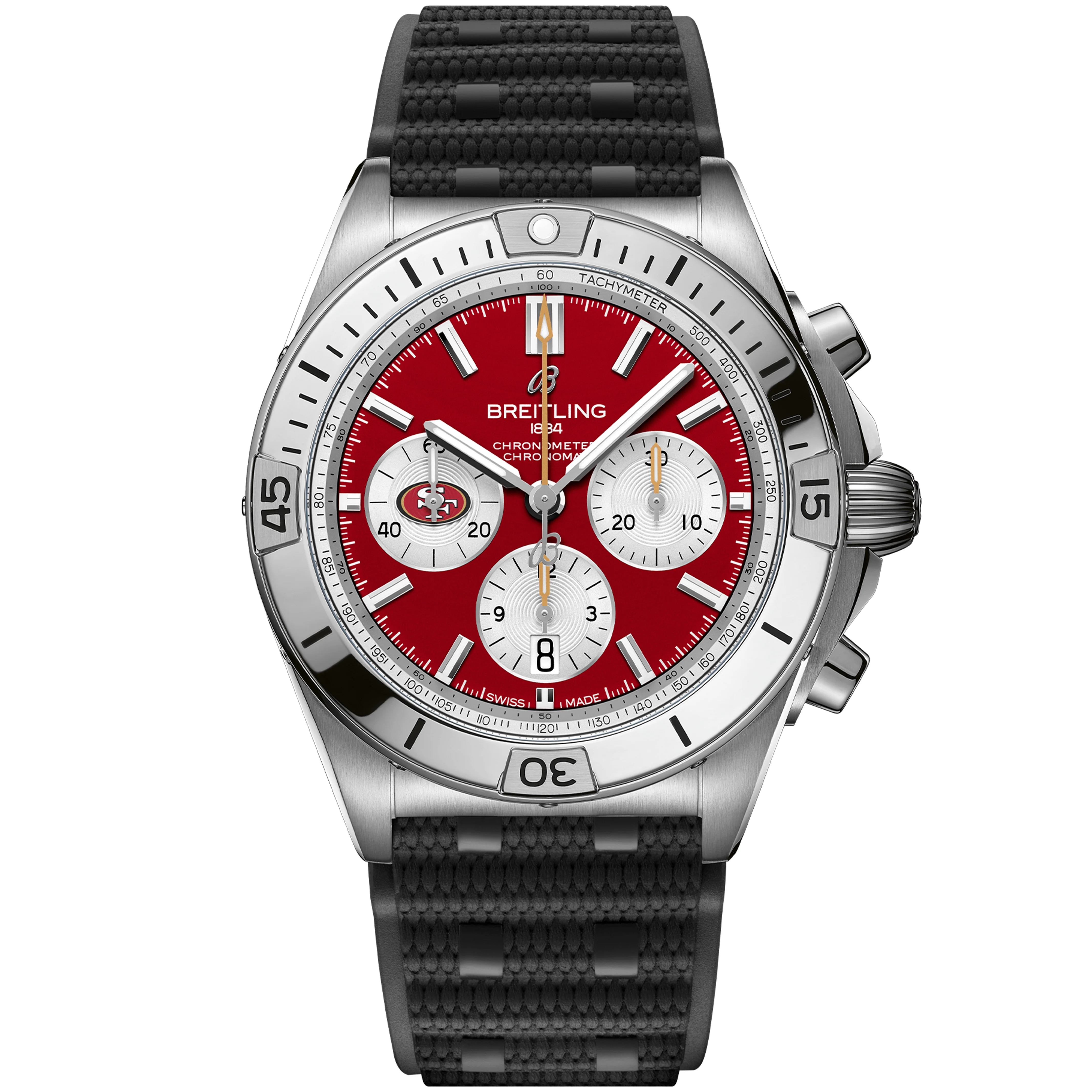 Chronomat B01 42 NFL San Francisco 49ers Edition AB01342B1K1S1 - DiscoversMarket