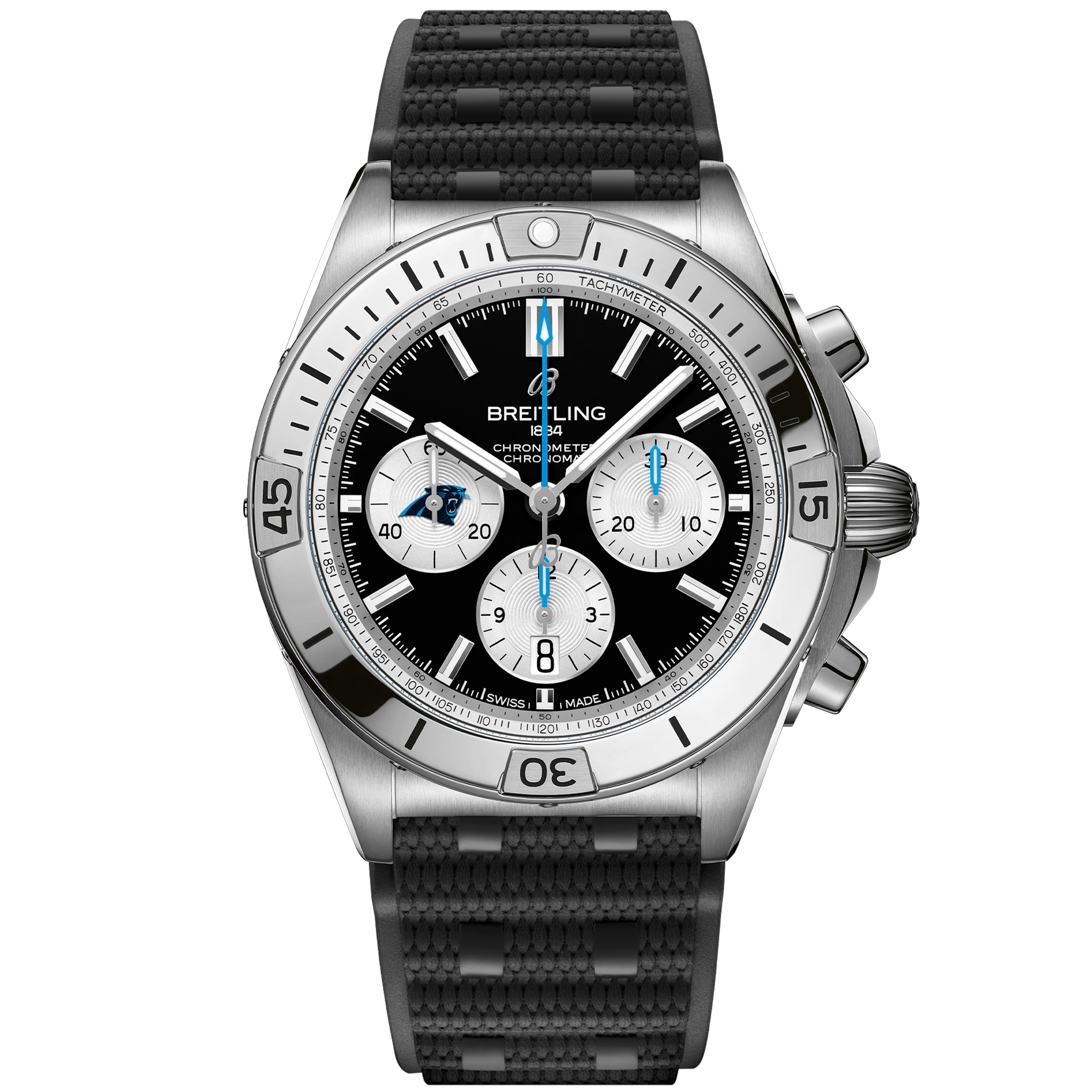Chronomat B01 42 NFL Carolina Panthers Edition AB01342B1B5S1 - DiscoversMarket