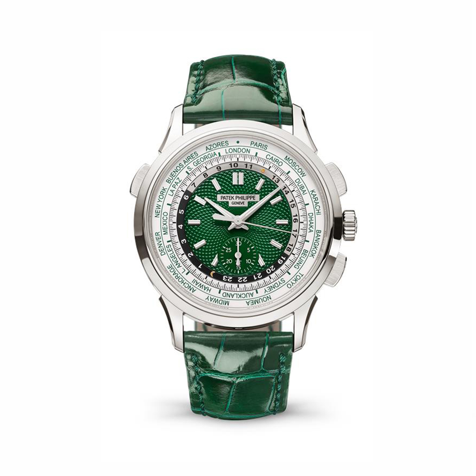 Patek Philippe Complications Chronograph with World Time 5930P-001 - DiscoversMarket