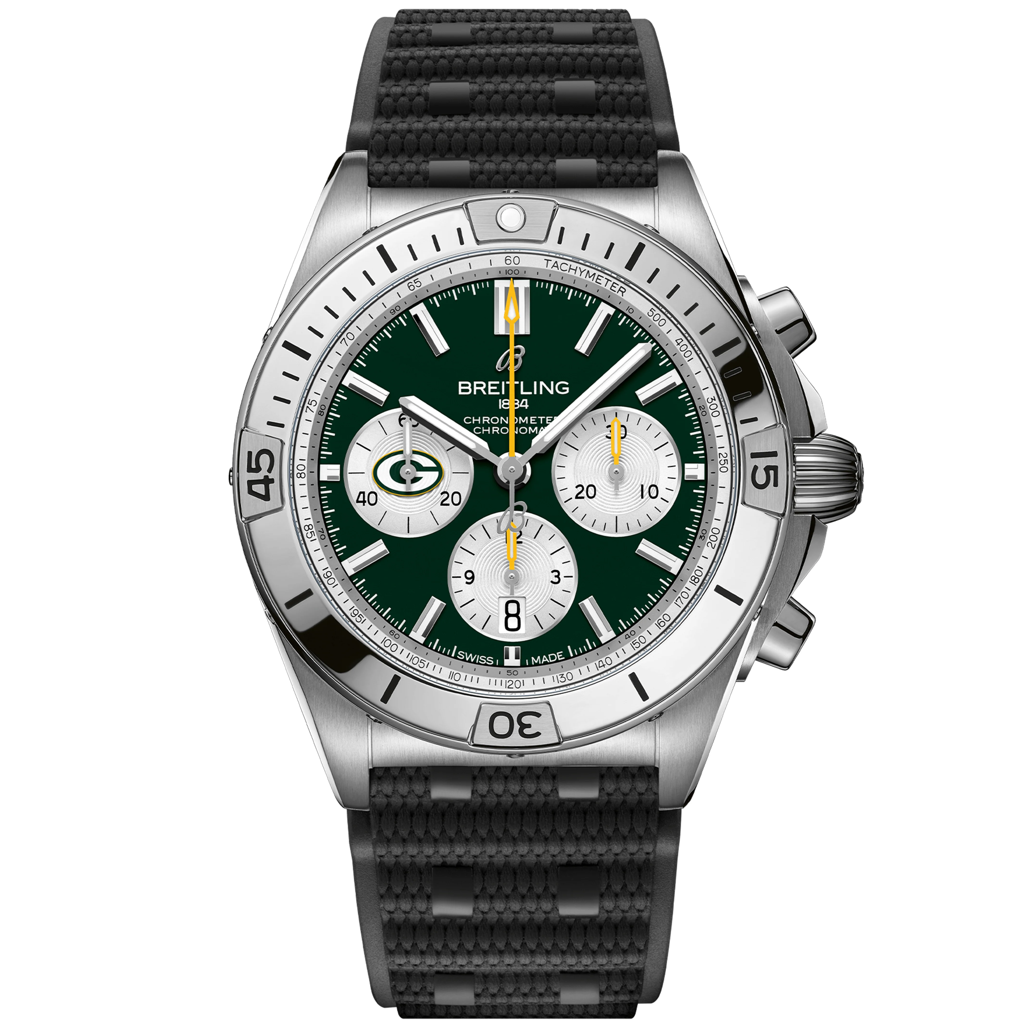 Chronomat B01 42 NFL Green Bay Packers Edition AB01342B1L1S1 - DiscoversMarket