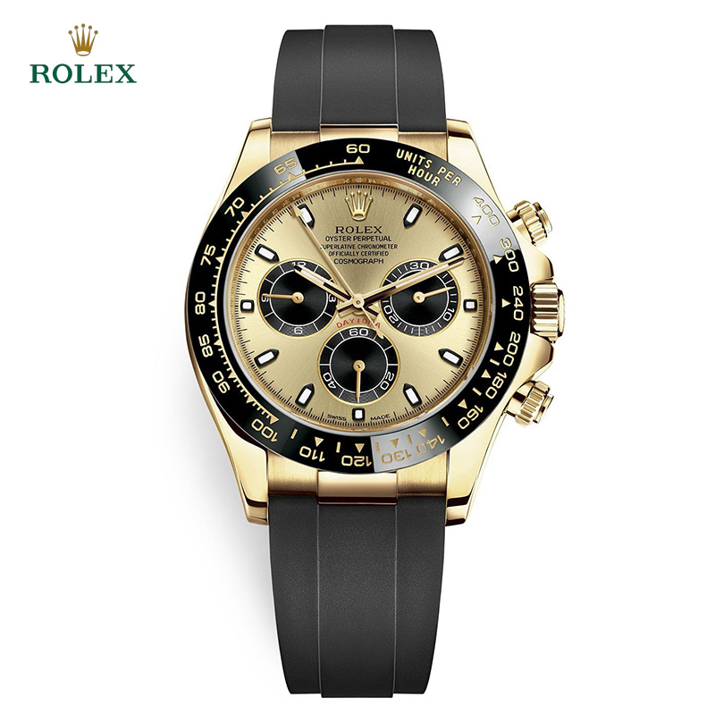 Cosmograph Daytona M116518ln-0048 Champagne Black Oysterflex 40mm Watch - DiscoversMarket