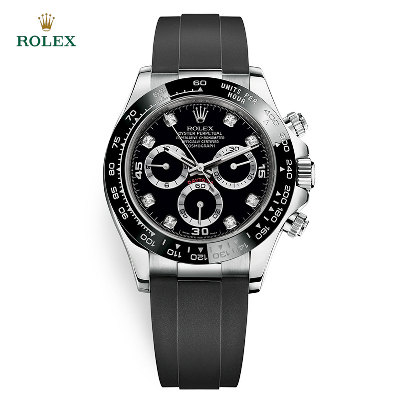 Cosmograph Daytona m116519ln-0025 Black Diamond Dial 40mm Watch - DiscoversMarket