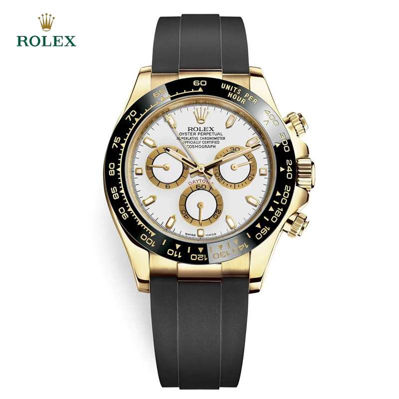 Cosmograph Daytona 116518LN White Dial 40mm Watch - DiscoversMarket