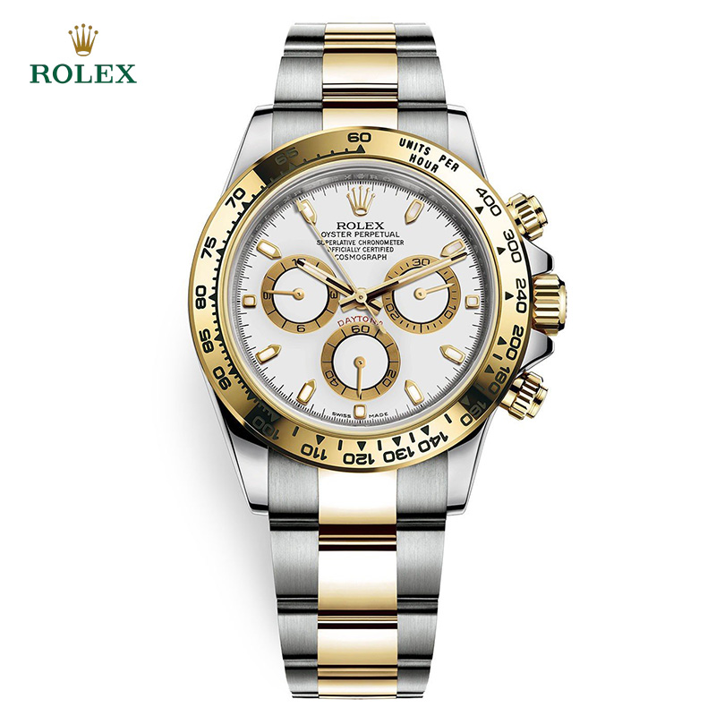 Cosmograph Daytona m116503-0001 White Index Oyster 40mm Watch - DiscoversMarket