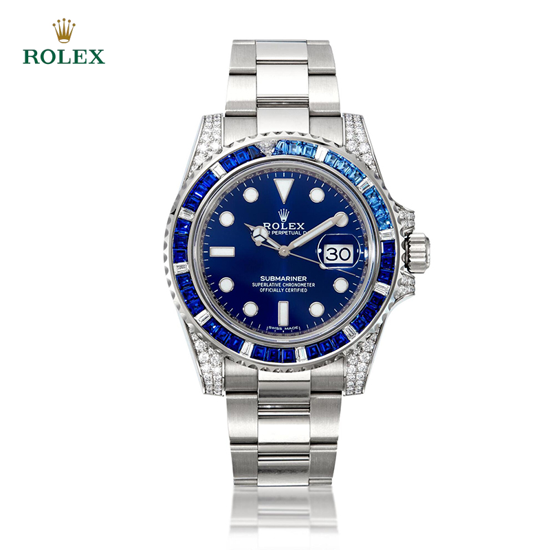 R0lex Submariner Date 18K White Gold Diamonds 116659 SABR - DiscoversMarket