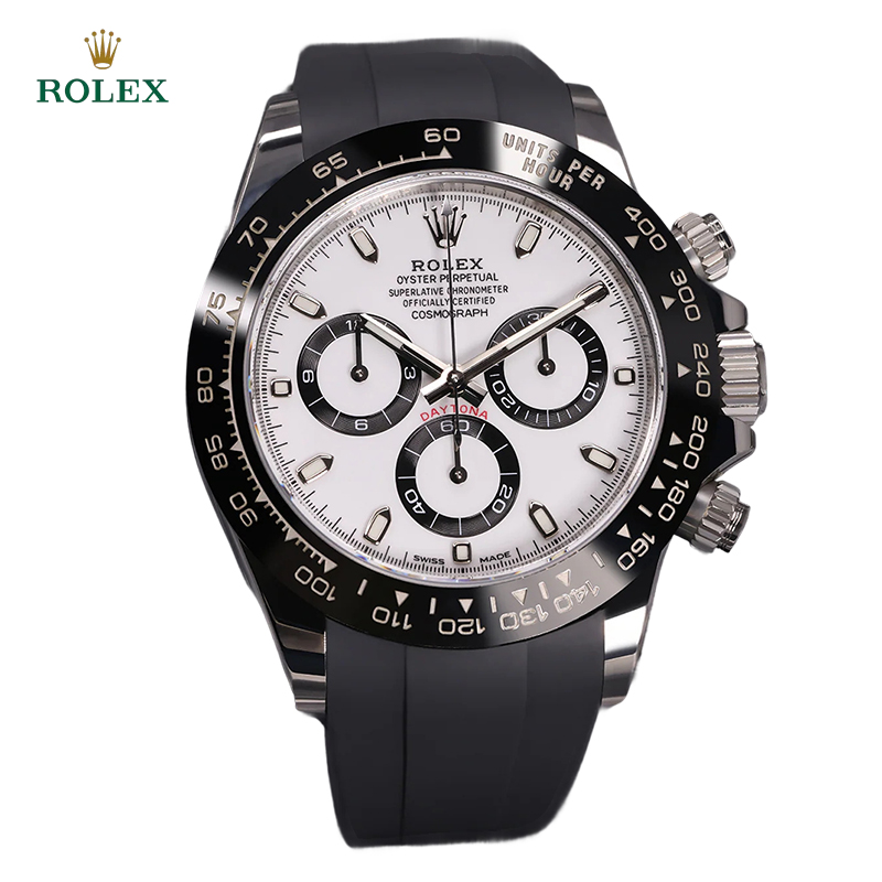 Cosmograph Daytona M116500lN 40mm White Oysterflex Watch - DiscoversMarket