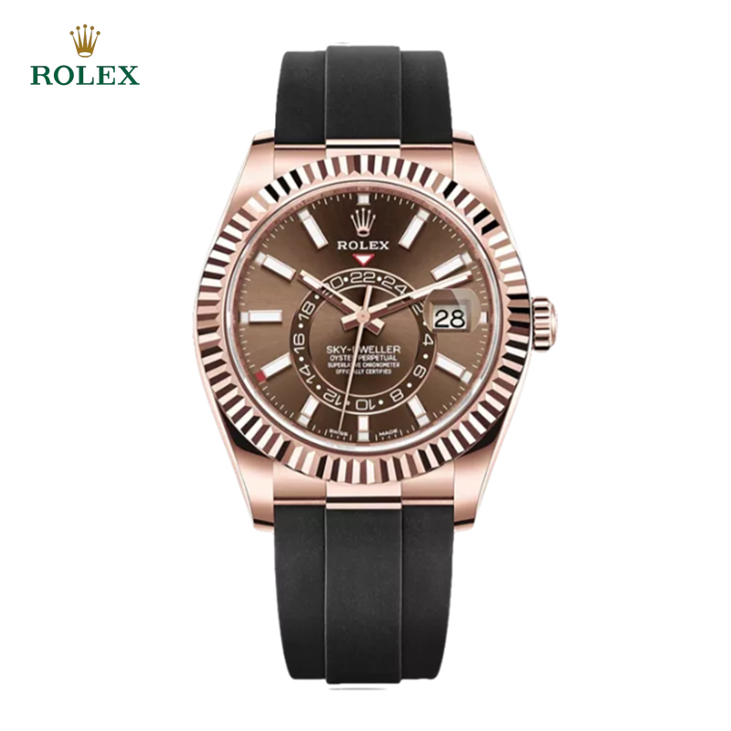 Sky-Dweller Oyster Everose gold 42mm - DiscoversMarket