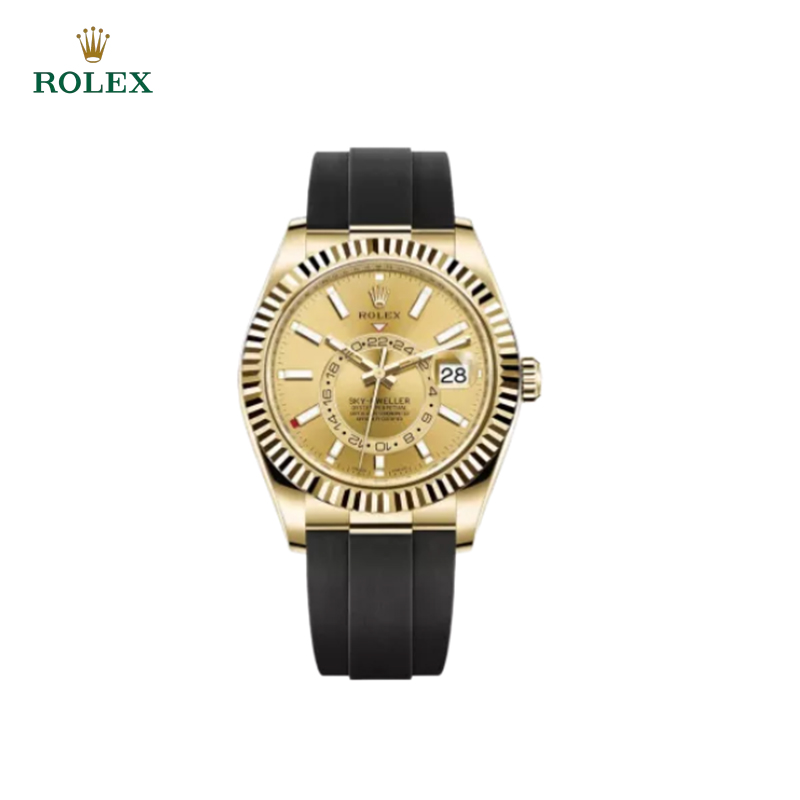 Sky-Dweller Yellow Gold Champagne Dial 42mm - DiscoversMarket