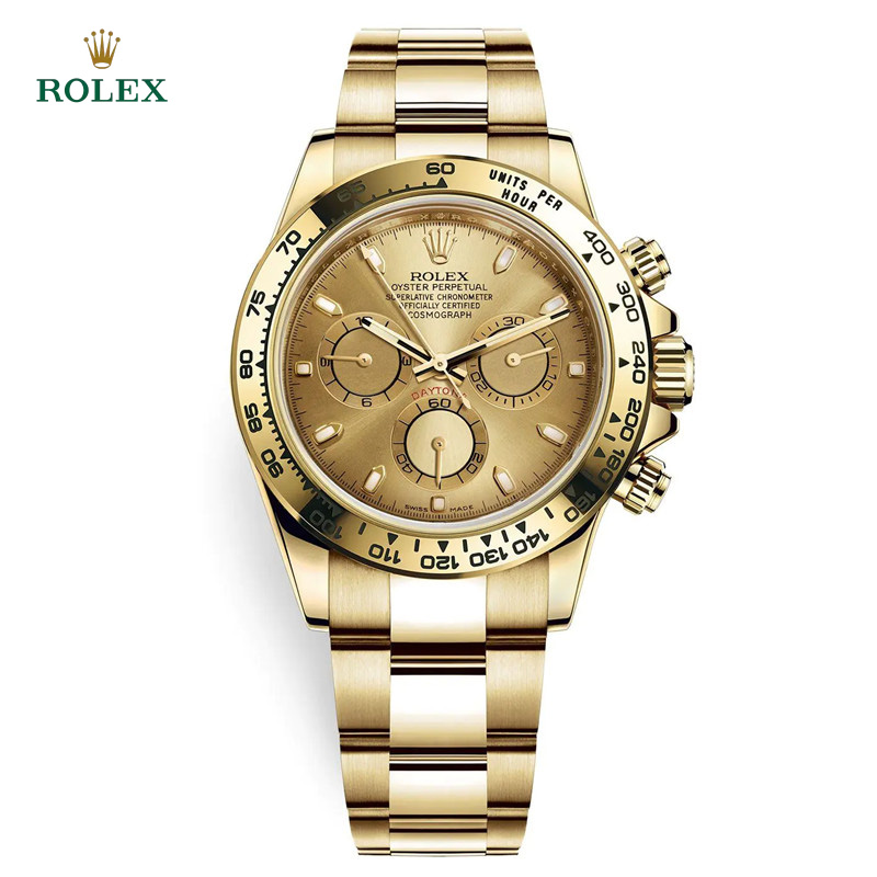 Cosmograph Daytona 116508 Champagne Index Oyster 40mm Watch - DiscoversMarket