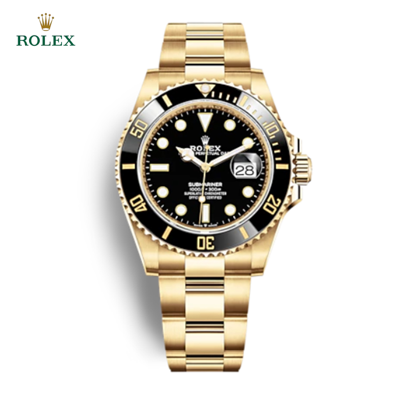 Submariner Date Black Dial Yellow Gold 41mm - DiscoversMarket