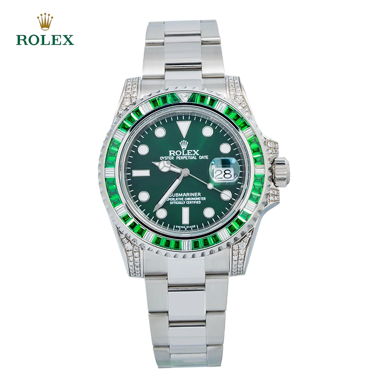 Submariner Green Diamond Dial 40mm - DiscoversMarket