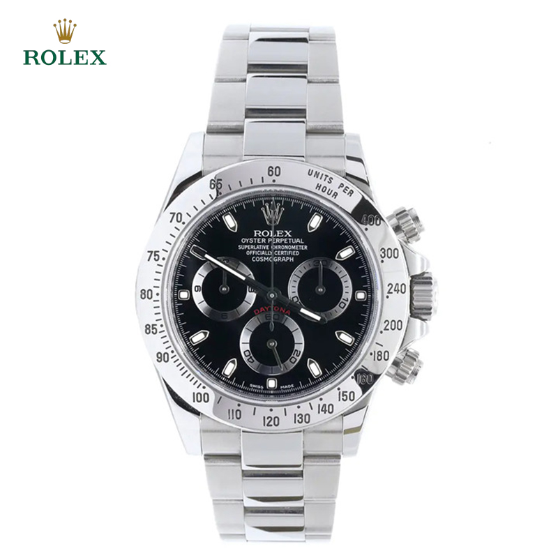 Cosmograph Daytona 116520 40mm Stainless Steel Watch Replica - DiscoversMarket