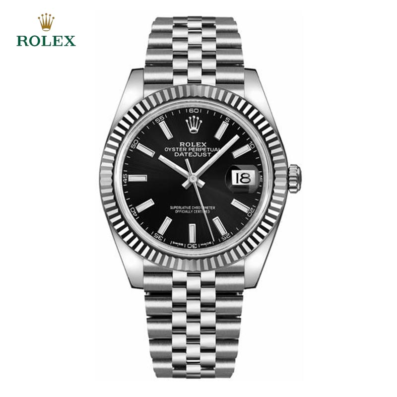 Datejust Black Dial Men's 41mm - DiscoversMarket