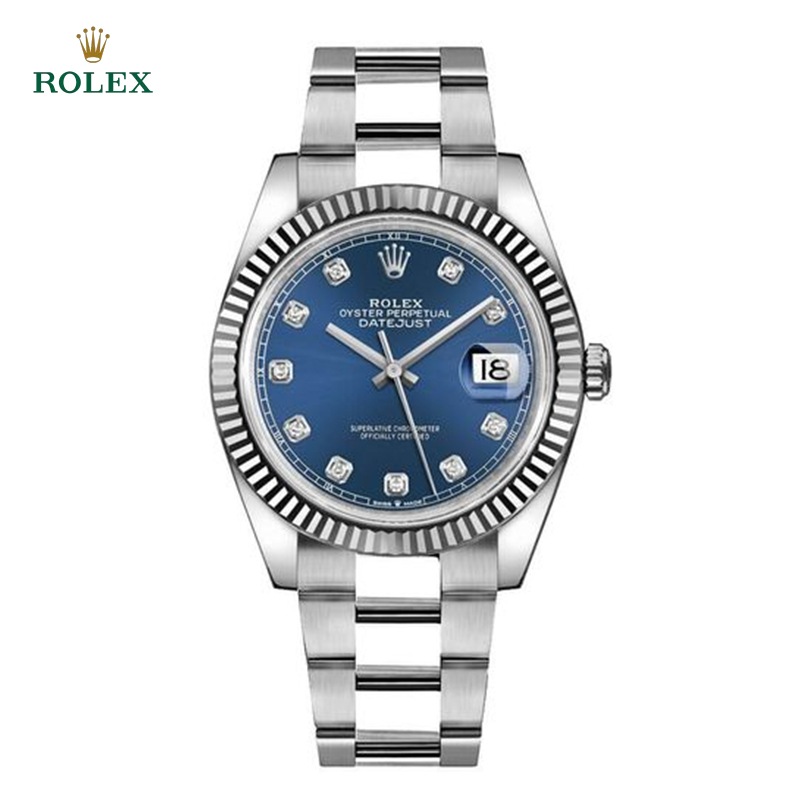 Datejust Blue Diamond Dial 41mm - DiscoversMarket