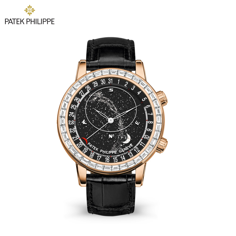 Patek Philippe Grand Complications Diamond & Rose Gold Celestial 6104R-001 - DiscoversMarket
