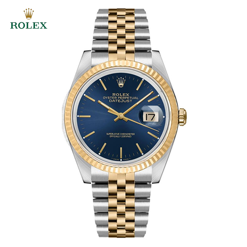 Datejust Gold & Steel Blue Dial 36mm - DiscoversMarket