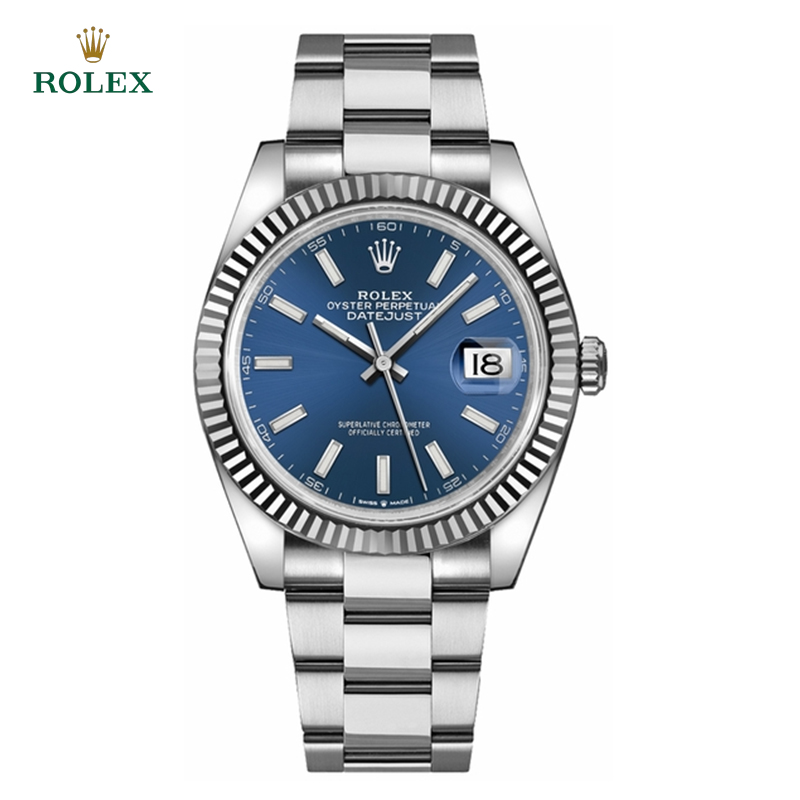 Datejust Blue Dial Oyster Bracelet 41mm - DiscoversMarket