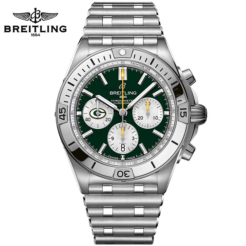 Chronomat B01 42 NFL Green Bay Packers Edition AB01342B1L1A1 - DiscoversMarket