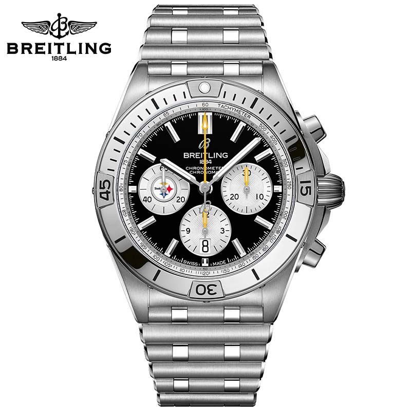 Chronomat B01 42 NFL Pittsburgh Steelers Edition AB01342B1B2A1 - DiscoversMarket