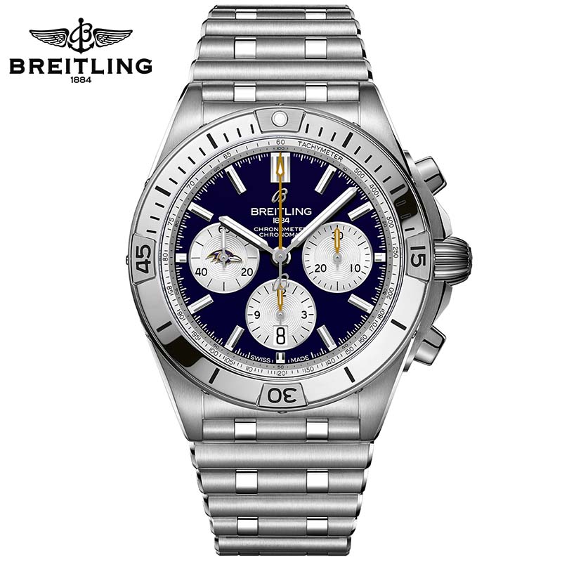 Chronomat B01 42 NFL Baltimore Ravens Edition AB01342B1K2A1 - DiscoversMarket