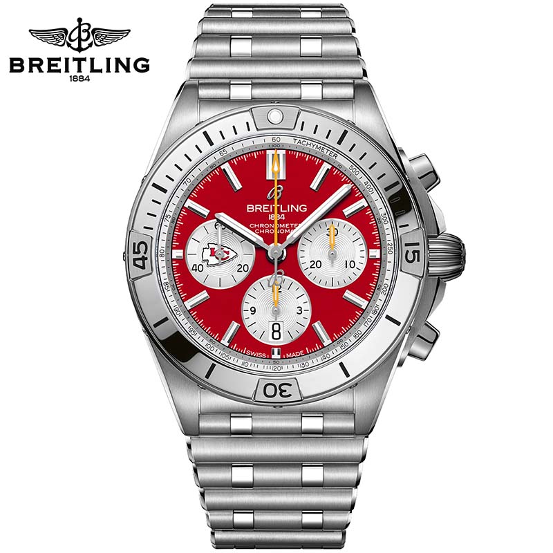 Chronomat B01 42 NFL Kansas City Chiefs Edition AB01342B1K5A1 - DiscoversMarket