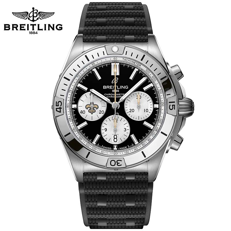 Chronomat B01 42 NFL New Orleans Saints Edition AB01342B1B4S1 - DiscoversMarket