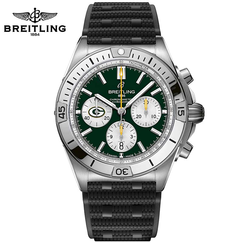 Chronomat B01 42 NFL Green Bay Packers Edition AB01342B1L1S1 - DiscoversMarket