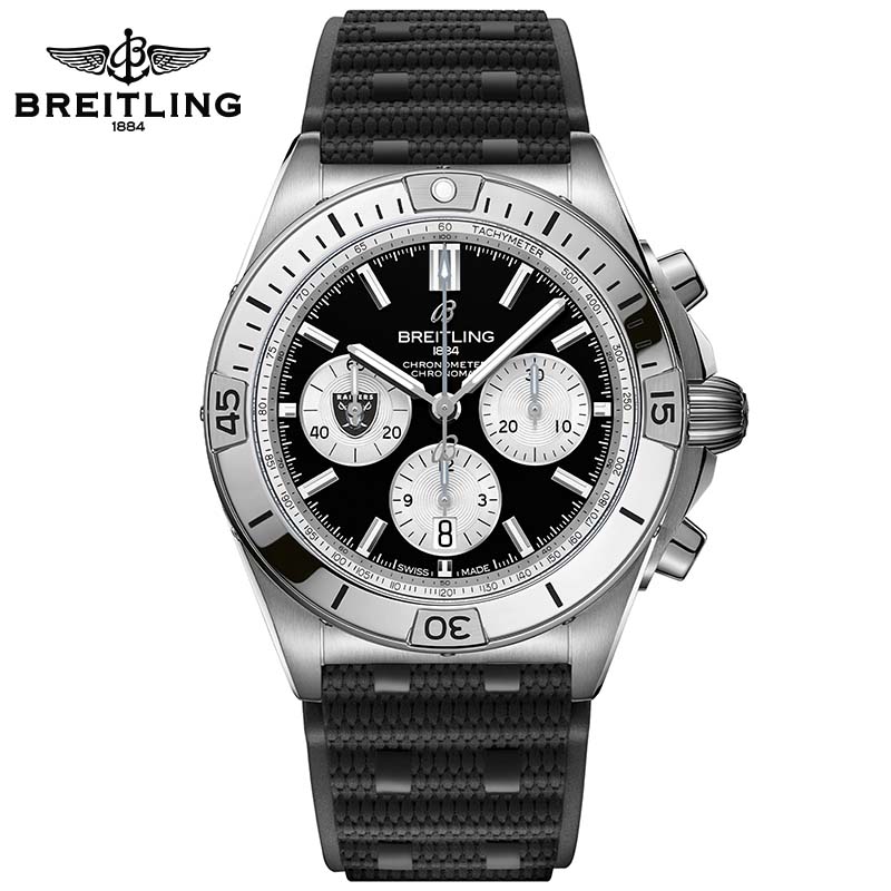 Chronomat B01 42 NFL Las Vegas Raiders Edition AB01342B1B1S1 - DiscoversMarket