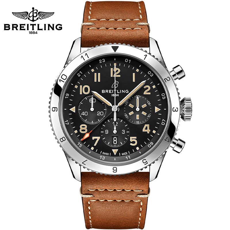 Super AVI B04 Chronograph GMT 46 P-51 Mustang AB04453A1B1X1 - DiscoversMarket