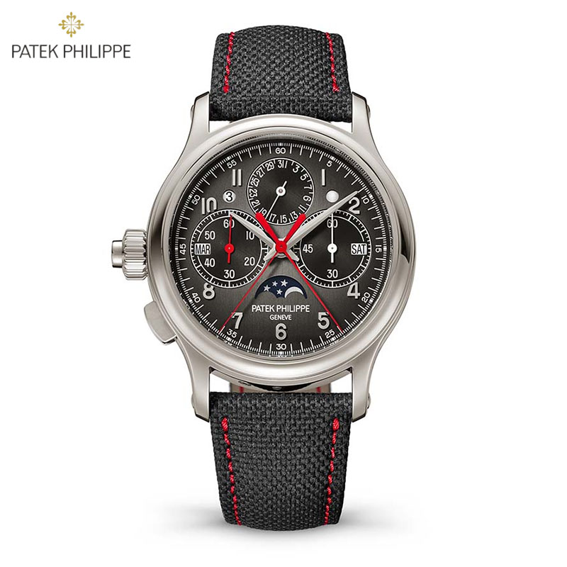 Patek Philippe Split-Seconds Monopusher Chronograph for Left-handers | Perpetual Calendar 5373P-001 - DiscoversMarket