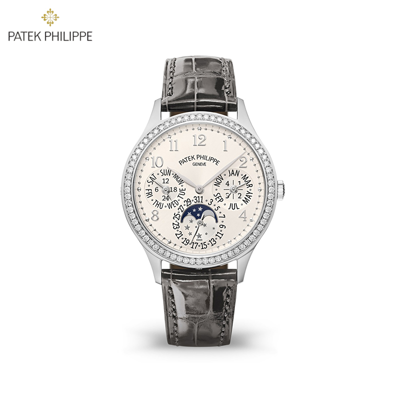 Patek Philippe Grand Complications White Gold Ladies First Perpetual Calendar 7140G-001 - DiscoversMarket