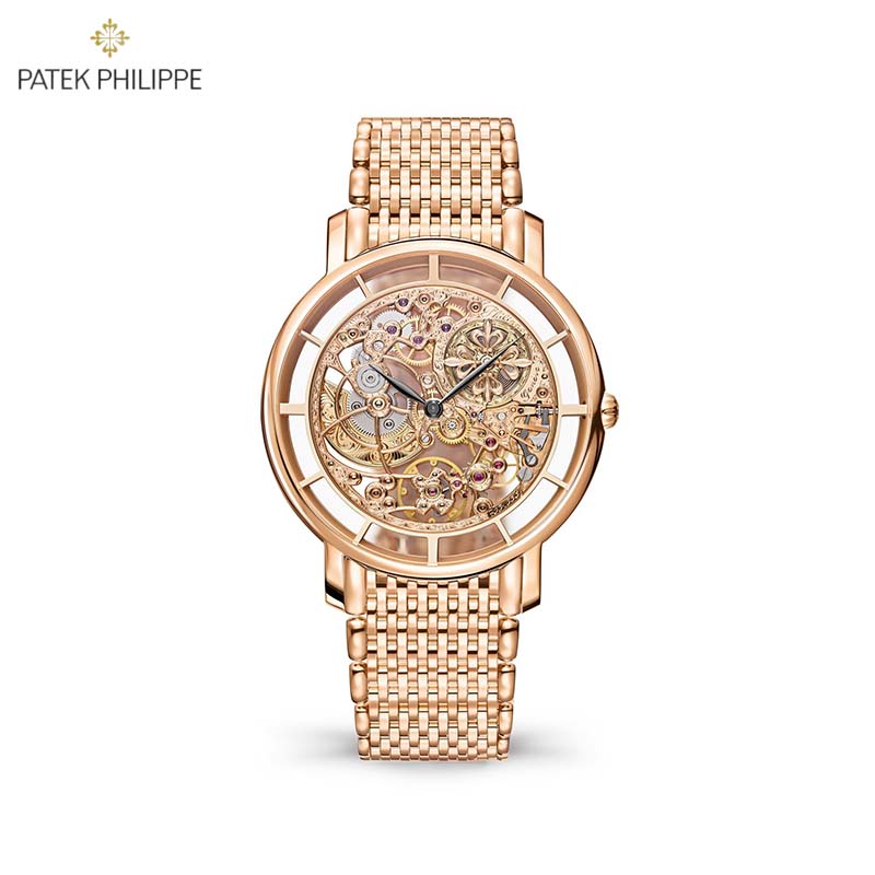 Patek Philippe Complications Rose Gold Skeleton 5180/1R-001 - DiscoversMarket