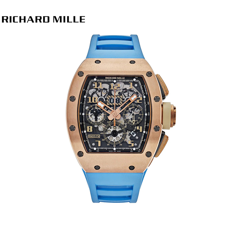 R&M RM 011 Felipe Massa Automatic Flyback Chronograph Ivory Rose Gold - DiscoversMarket