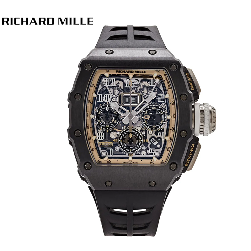 R&M RM 11-03 'Last Black Edition' Automatic Flyback Chronograph Black Ceramic - DiscoversMarket