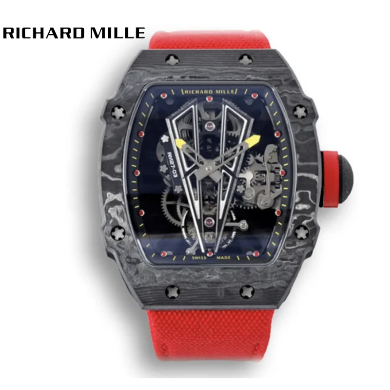 R&M RM 27-03 Rafael Nadal Tourbillon Red Strap - DiscoversMarket
