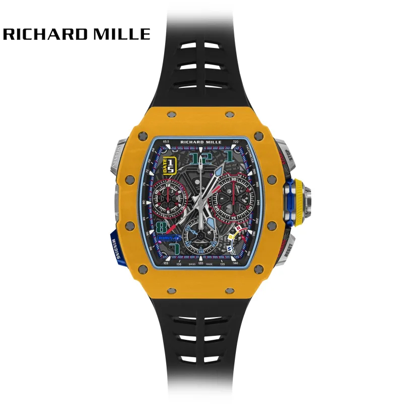 R&M RM65-01 Chronograph Dark Yellow Quartz TPT - DiscoversMarket