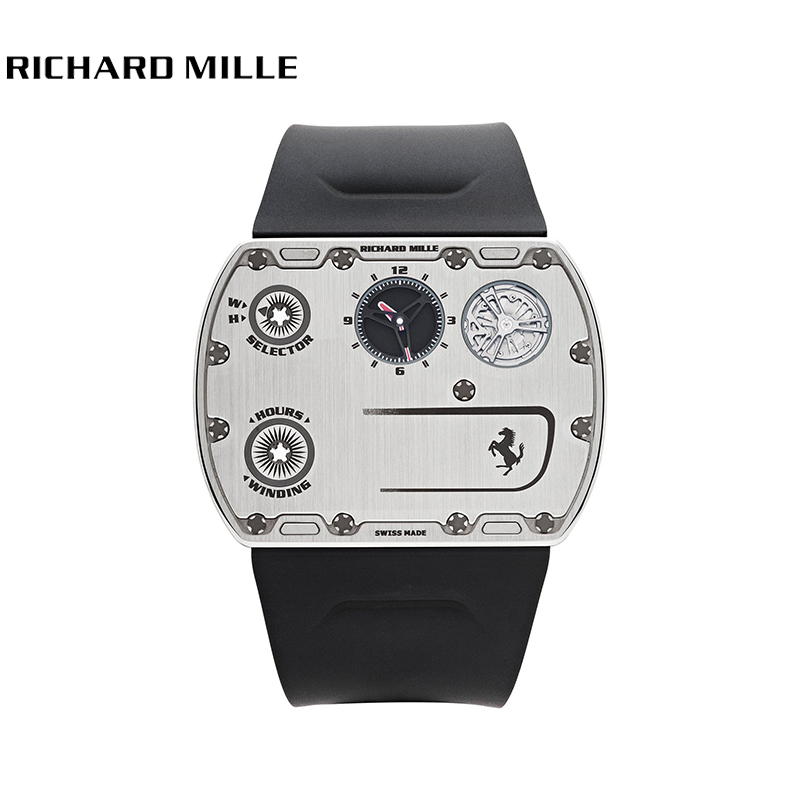 R&M RM UP-01 Ferrari Ultraflat Titanium Silver Dial Limited Edition - DiscoversMarket