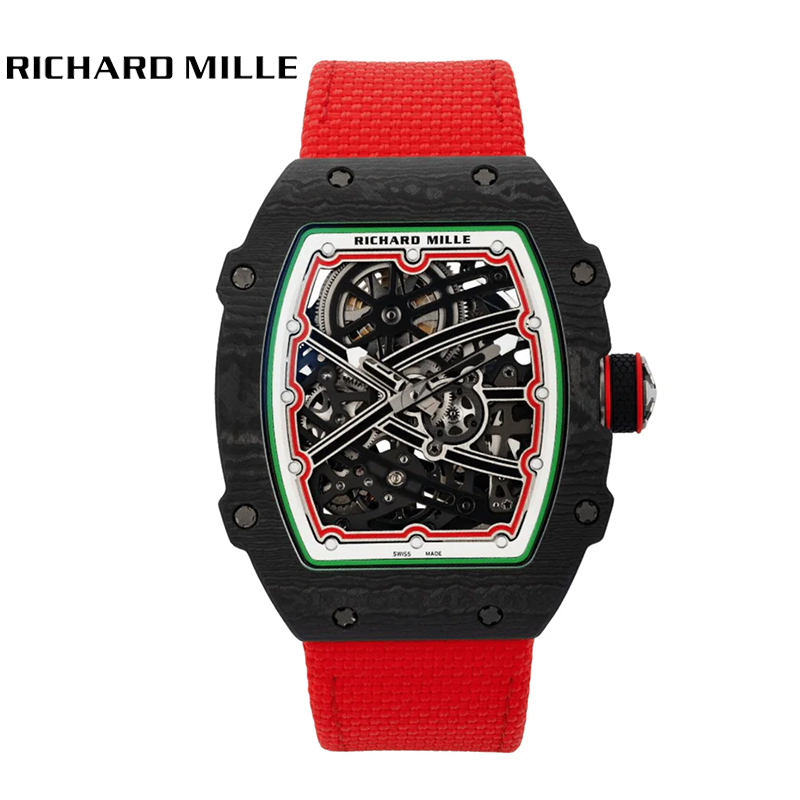 R&M RM 67-02 Extra Flat Italy Carbon TPT Red Green (2024) - DiscoversMarket