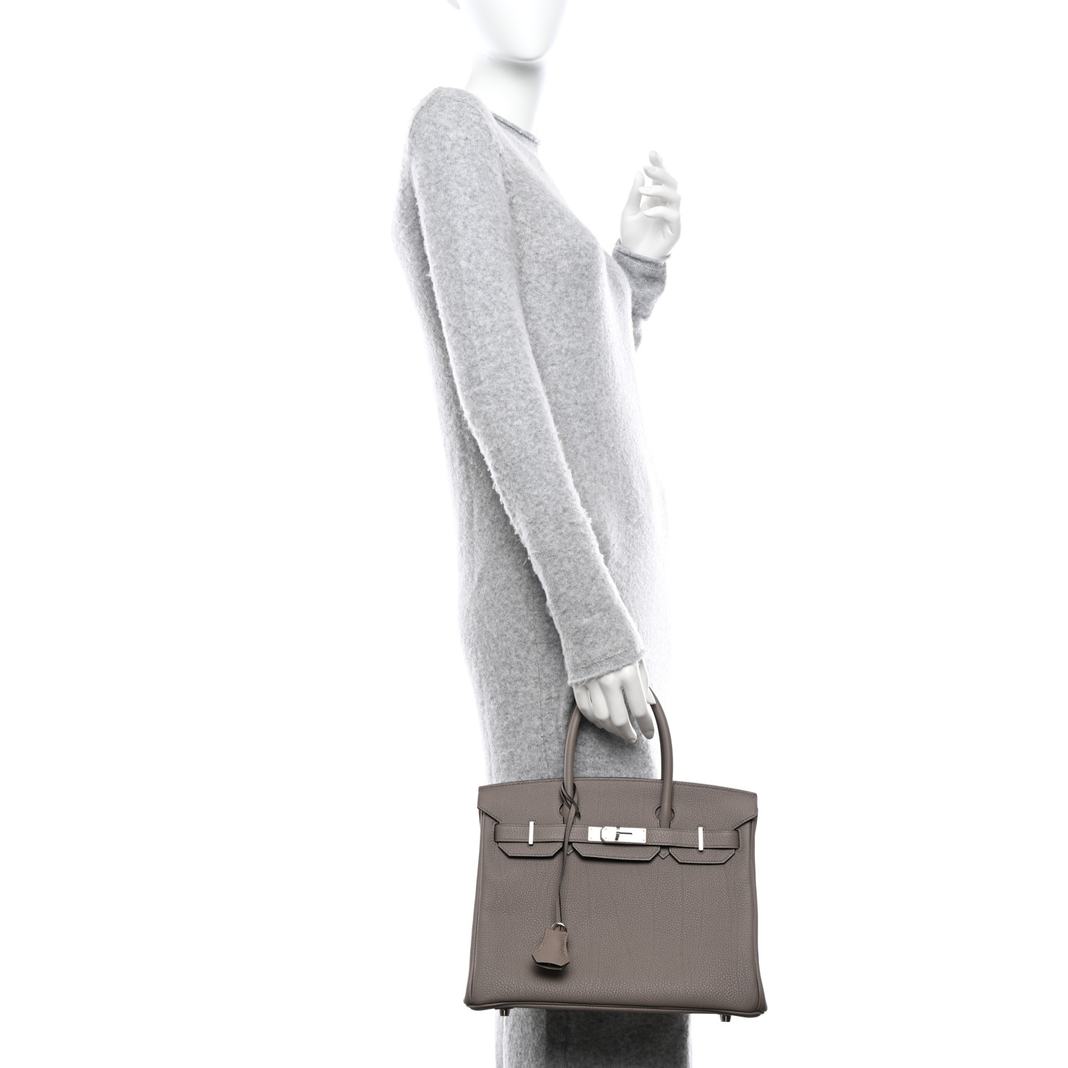 Togo BIRKIN 30 Gris Asphalte