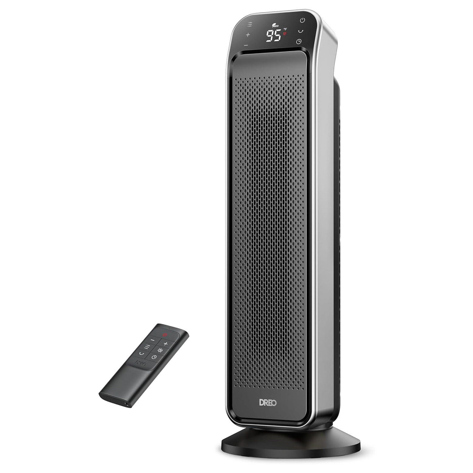 Dreo Space Heater for Indoor Use, 25 11.5ft/s Fast Electric Heater with Remote and Thermostat, 3 Modes, Overheating & Tip-Over Protection, Portable Heater for Large Room, Bedroom, Office, Gold