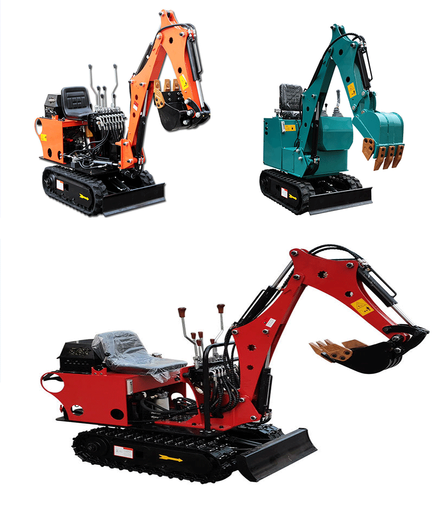 Factory Outlet excavator 0.8ton excavator machine / swamp clearance mini excavator with 0.025cbm bucket capacity