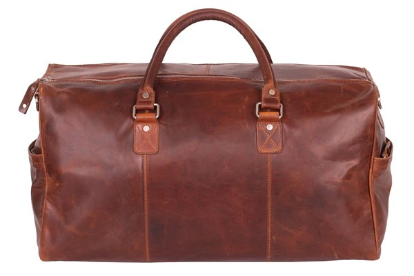 Weekendbag Praktisk och Stilren i Skinn