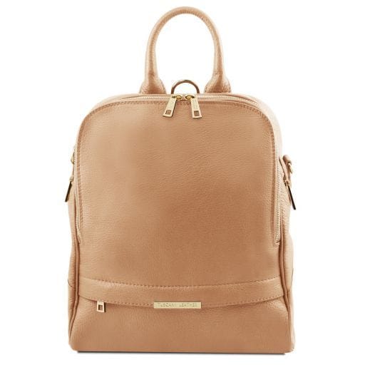 TL Bag - Ryggsäck / Axelväska i Mjukt Läder