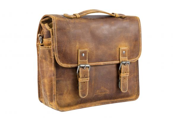 Messenger / Kameraväska TOURER i Läder