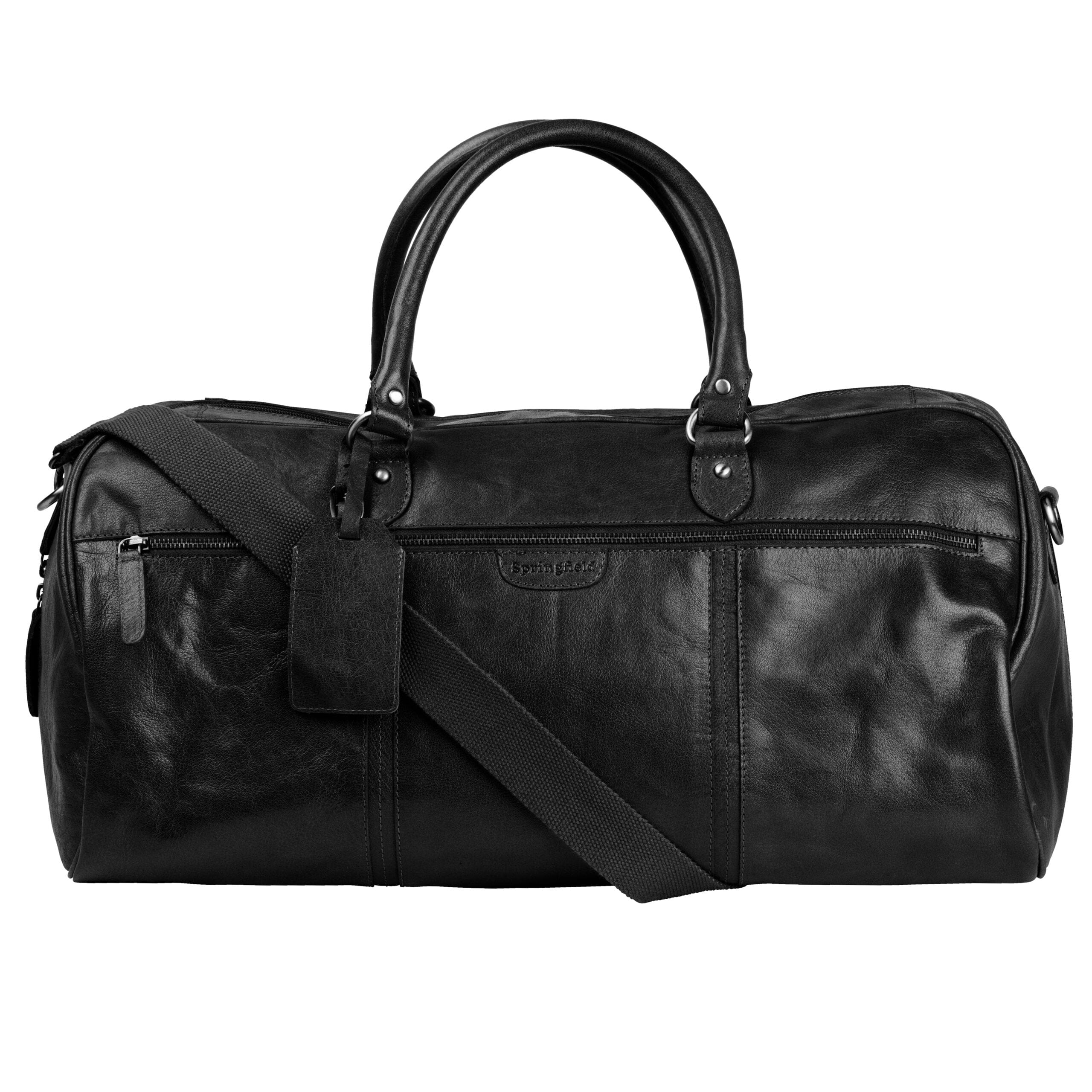 Weekendbag i mjukt Skinn